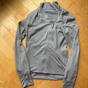 90 Degree By Reflex Women's Gray Zip-Up Hoodie